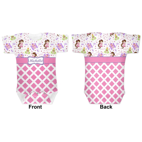 Princess & Diamond Print Baby Bodysuit Approval