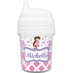Princess & Diamond Print Baby Sippy Cup (Personalized)