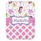 Princess & Diamond Print Baby Swaddling Blanket (Personalized)