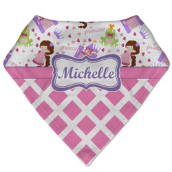 Princess & Diamond Print Bandana Bib (Personalized)