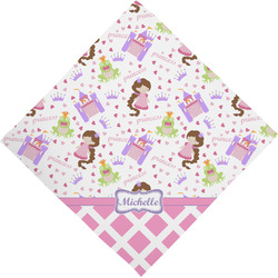 Princess & Diamond Print Dog Bandana Scarf w/ Name or Text