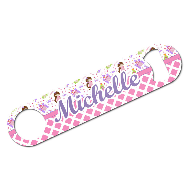 Custom Princess & Diamond Print Bar Bottle Opener w/ Name or Text