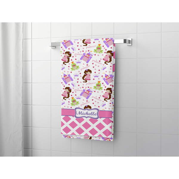 Princess & Diamond Print Bath Towel - LIFESTYLE