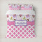 Princess & Diamond Print Duvet Cover (Personalized)
