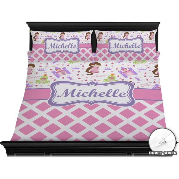 Princess & Diamond Print Bedding Set (King) - Duvet