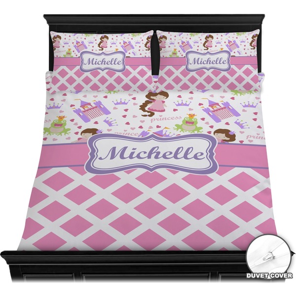 Princess & Diamond Print Bedding Set (Queen) - Duvet