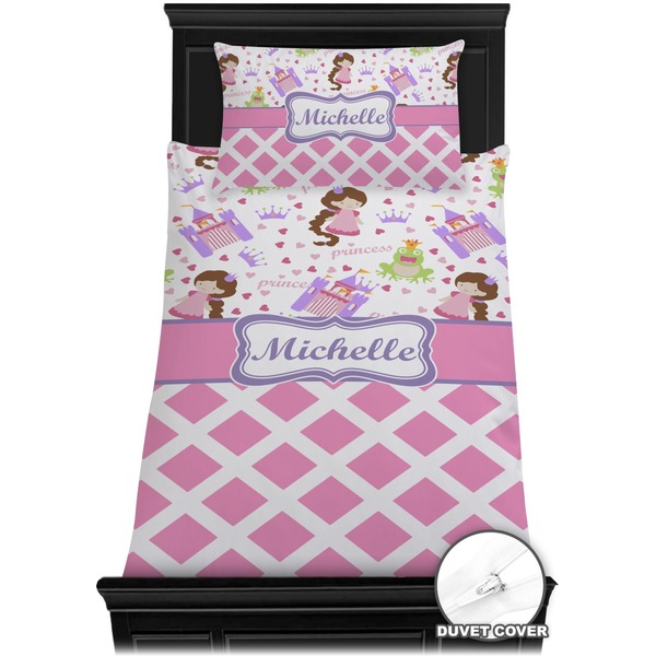 Princess & Diamond Print Bedding Set (Twin) - Duvet
