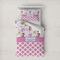 Princess & Diamond Print Bedding Set- Twin XL Lifestyle - Duvet