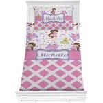 Princess & Diamond Print Comforter Set - Twin XL (Personalized)