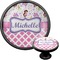 Princess & Diamond Print Cabinet Knob (Black) (Personalized)