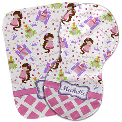 Princess & Diamond Print Burp Cloth (Personalized)