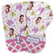 Princess & Diamond Print Burp Cloth (Personalized)