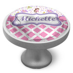 Princess & Diamond Print Cabinet Knob (Personalized)