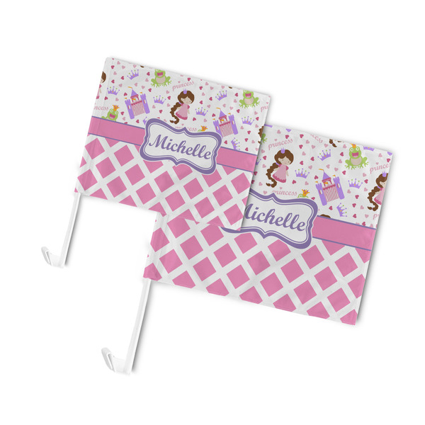 Princess & Diamond Print Car Flags - PARENT MAIN (both sizes)