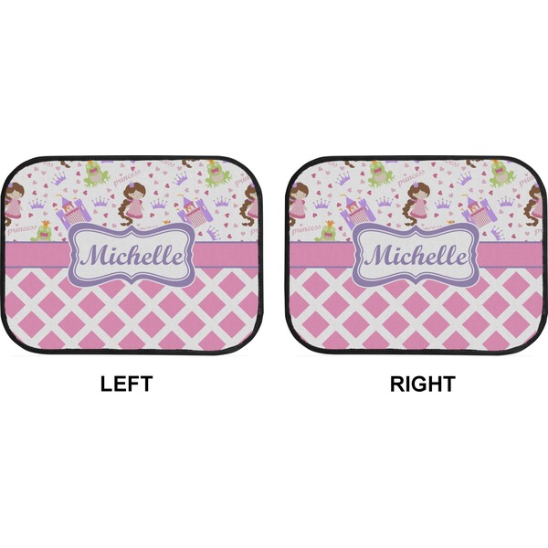 Princess & Diamond Print Car Floor Mats (Back Seat) (Approval)