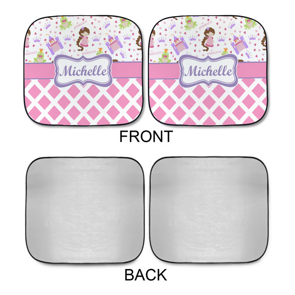 Princess & Diamond Print Car Sun Shades - APPROVAL