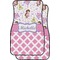 Princess & Diamond Print Car Floor Mats (Front Seat) (Personalized)