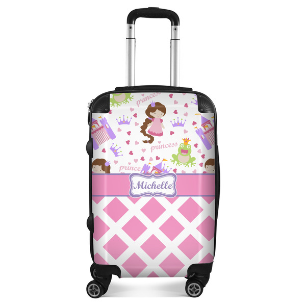 Custom Princess & Diamond Print Suitcase (Personalized)