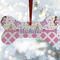 Princess & Diamond Print Ceramic Dog Ornament w/ Name or Text
