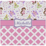 Princess & Diamond Print Ceramic Tile Hot Pad (Personalized)