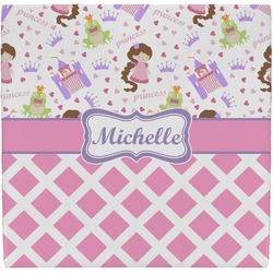 Princess & Diamond Print Ceramic Tile Hot Pad (Personalized)
