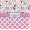 Princess & Diamond Print Ceramic Tile Hot Pad (Personalized)