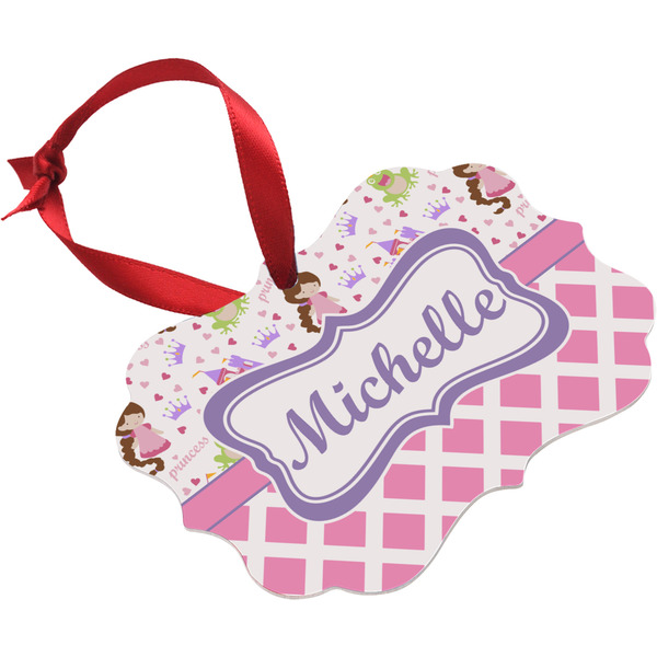 Princess & Diamond Print Christmas Ornament