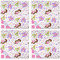 Princess & Diamond Print Cloth Napkins - Personalized Dinner (APPROVAL) Set of 4