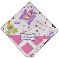 Princess & Diamond Print Cloth Dinner Napkin - Single w/ Name or Text