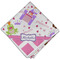 Princess & Diamond Print Cloth Napkins - Personalized Dinner (Folded Four Corners)