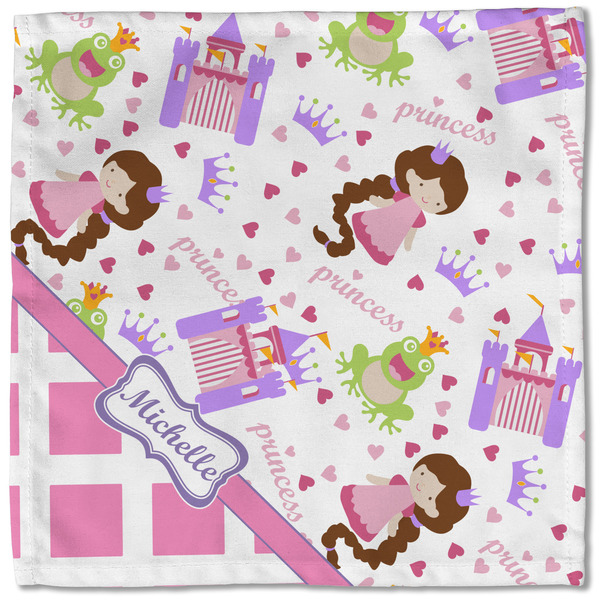 Princess & Diamond Print Cloth Napkins - Personalized Lunch (Single Full Open)