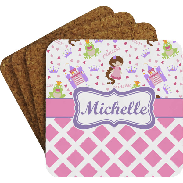 Princess & Diamond Print Coaster Set (Personalized)