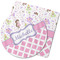 Princess & Diamond Print Coasters Rubber Back - Main