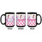 Princess & Diamond Print Coffee Mug - 15 oz - Black APPROVAL
