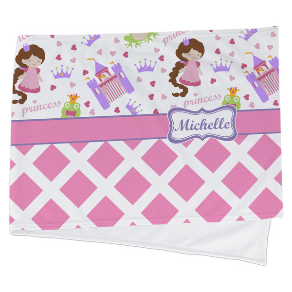 Custom Princess & Diamond Print Cooling Towel (Personalized)