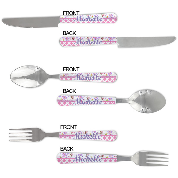 Princess & Diamond Print Cutlery Set - APPROVAL