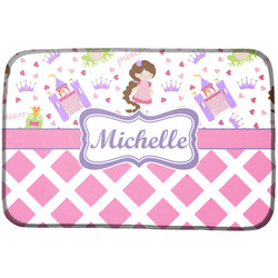 Princess & Diamond Print Dish Drying Mat (Personalized)
