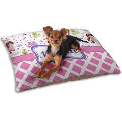 Princess & Diamond Print Dog Bed - Small w/ Name or Text