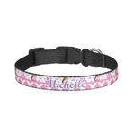 Princess & Diamond Print Dog Collar - Large (Personalized)