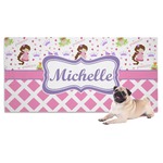 Princess & Diamond Print Dog Towel (Personalized)