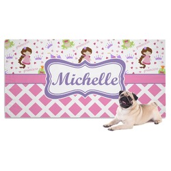 Princess & Diamond Print Dog Towel (Personalized)