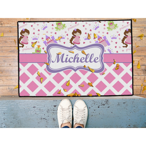 Princess & Diamond Print Door Mat - LIFESTYLE (Med)