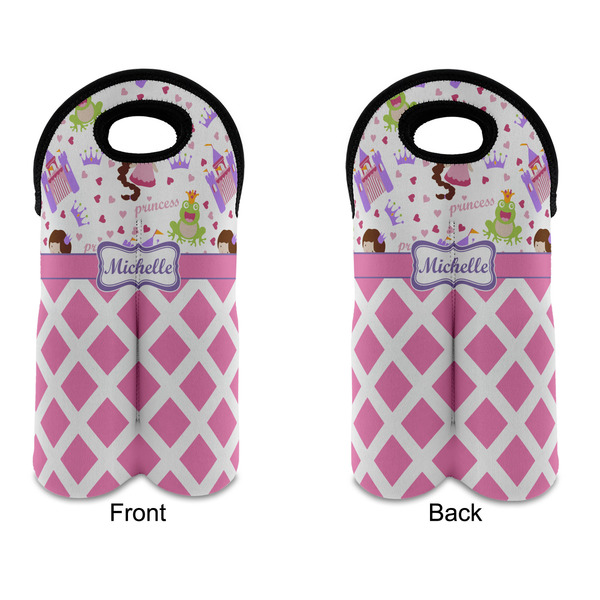 Princess & Diamond Print Double Wine Tote - APPROVAL (new)