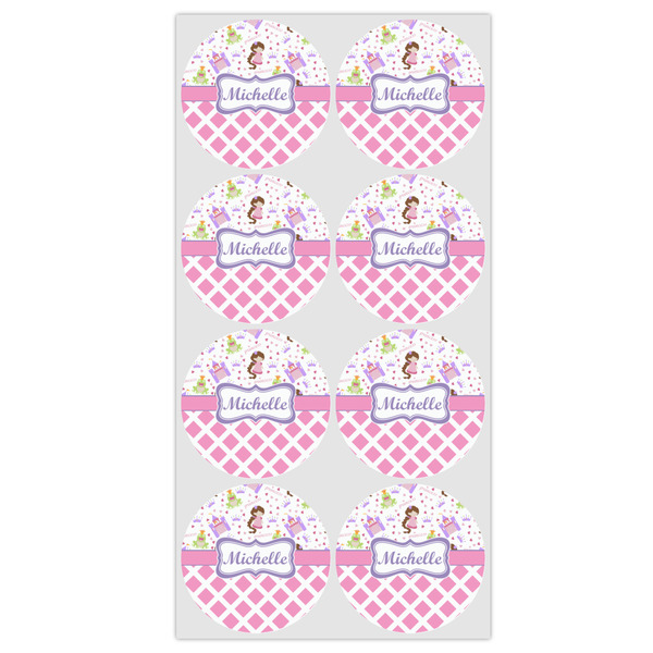 Princess & Diamond Print Drink Topper - Medium - Set of 12