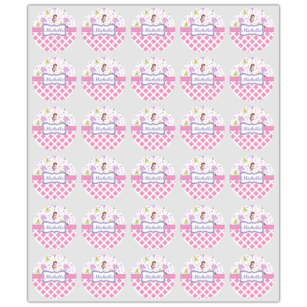 Princess & Diamond Print Drink Topper - XSmall - Set of 30