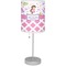 Princess & Diamond Print Drum Lampshade with base included