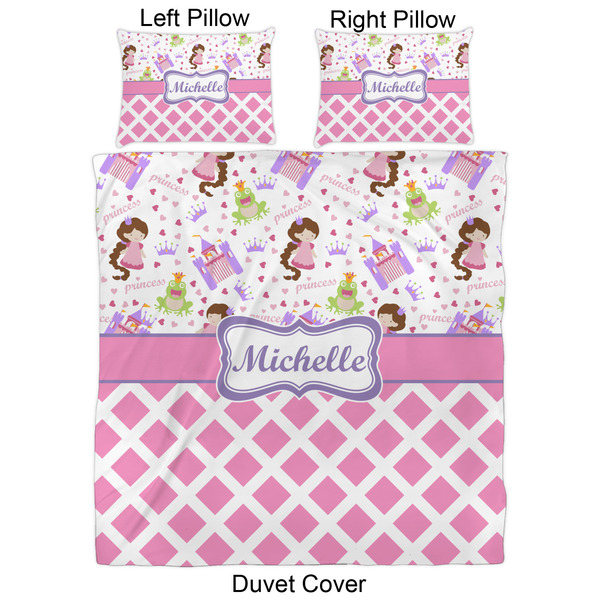 Princess & Diamond Print Duvet Cover Set - Queen - Approval