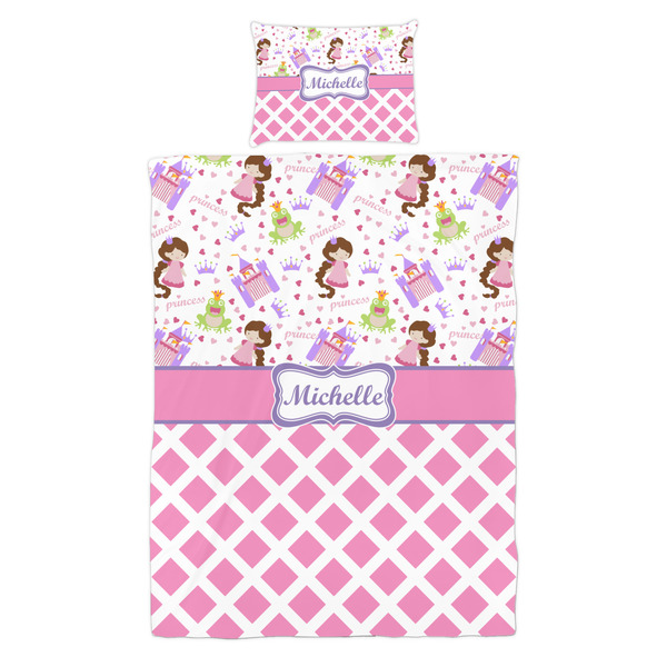 Princess & Diamond Print Duvet Cover Set - Twin - Alt Approval