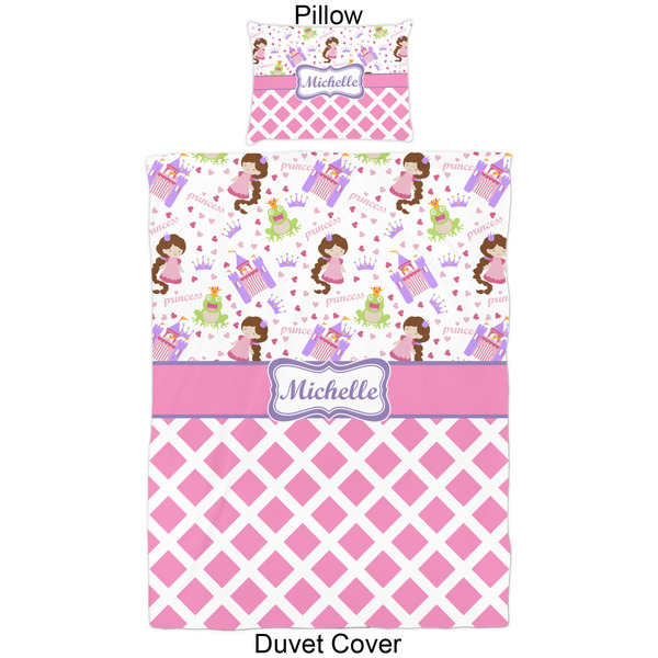 Princess & Diamond Print Duvet Cover Set - Twin - Approval
