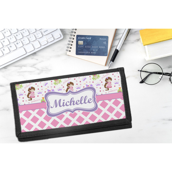 Princess & Diamond Print DyeTrans Checkbook Cover - LIFESTYLE